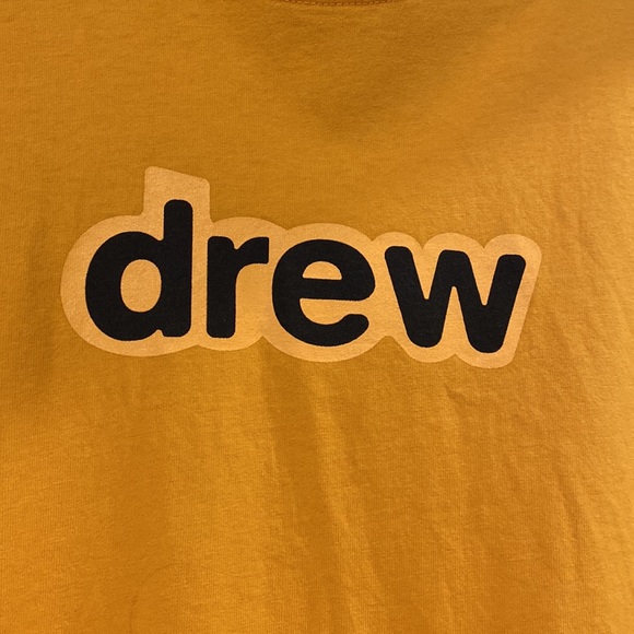 Drew House Yellow Tee Unisex - Picture 2 of 3